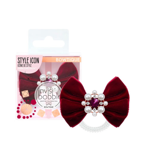 Bowtique Elastisch mit schwarzem Bogen