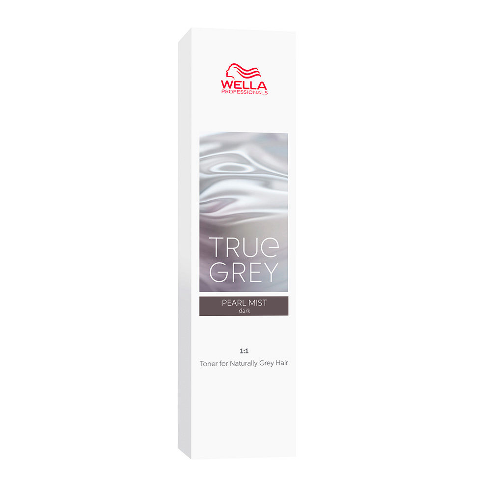 Wella True Grey Pearl Mist Dark 60ml - Toner für cendrés graues Haar