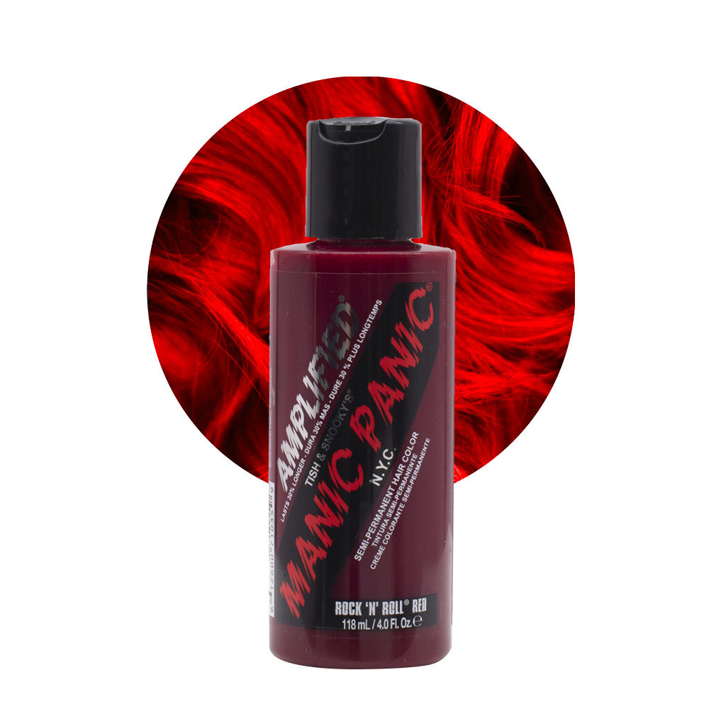 Manic Panic Amplified Cream Formula Rock & Roll Red 118 ml – langanhaltende semi-permanente Farbe