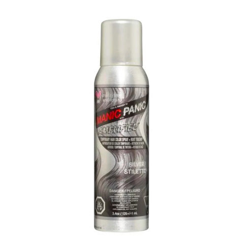 Manic Panic Amplified Spray-on Silver Stiletto 125 ml – temporäre Sprühfarbe