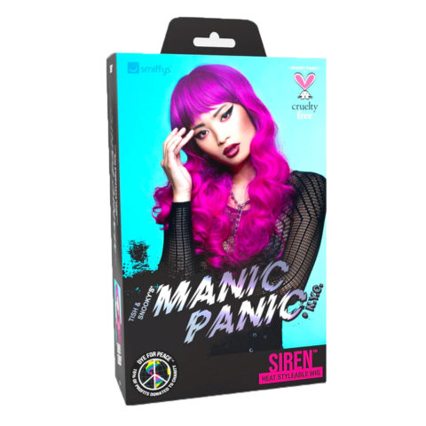 Manic Panic Fuchsia Passion Siren Wig - Fuchsia Perücke