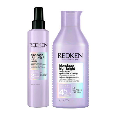 Redken Blondage High Bright Pre-Treatment 250ml Conditioner 300ml