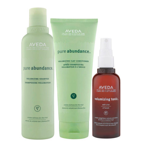 Aveda Pure Abundance Volumizing Shampoo 250ml Conditioner 200ml Tonic 100ml