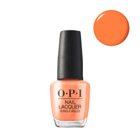 OPI Nail Lacquer Spring NLD54 Trading Paint 15ml - orangefarbener Nagellack