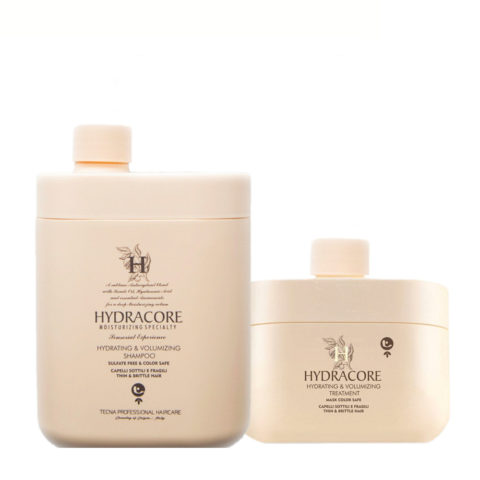 Tecna Hydracore Hydrating & Volumizing Shampoo1000ml Mask500ml