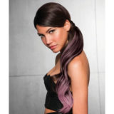 Hairdo Pferdeschwanz Color Splash Gold Wheat / Lavander 58 cm  - Lavandel Pferdeschwanz auf hellblond