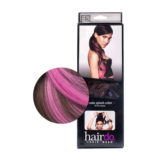 Hairdo Pferdeschwanz Color Splash Chestnut / Pink Fucsia 58cm- Fuchsia Pferdeschwanz auf Hellbraun