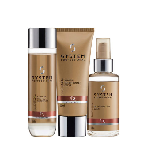 System Professional LuxeOil Shampoo250ml Conditioner200ml Oil100ml