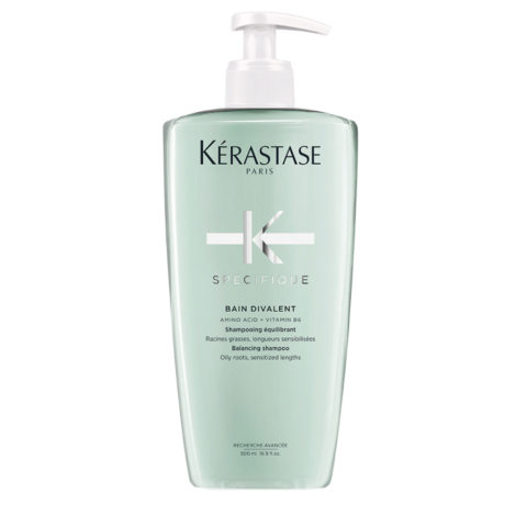 Kérastase Spécifique Bain Divalent Shampoo 500ml - Shampoo für fettige Kopfhaut