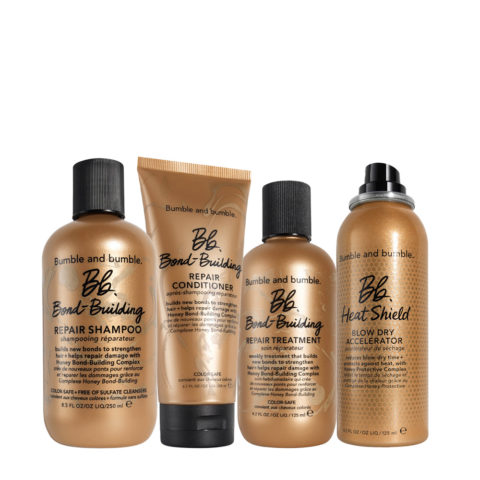 Bumble And Bumble Bb. Bond Building Shampoo 250ml Conditioner 200ml Mask 125ml Blow Dry 125ml