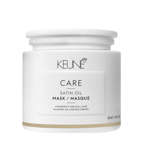 Keune Care Line Satin Oil Mask 500ml - Glanz Maske für stumpfes und trockenes Haar
