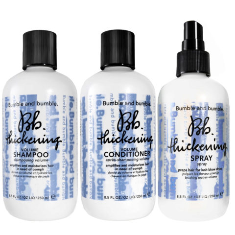 Bb. Thickening Volume Shampoo 250ml Conditioner 250ml Spray 250ml