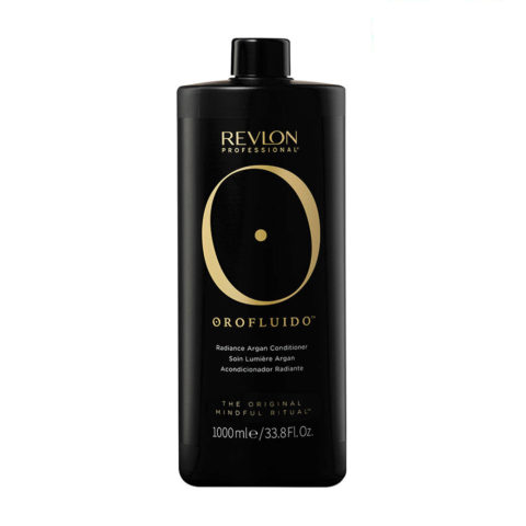 Revlon Orofluido Radiance Argan Conditioner 1000 ml - feuchtigkeitsspendende Spülung