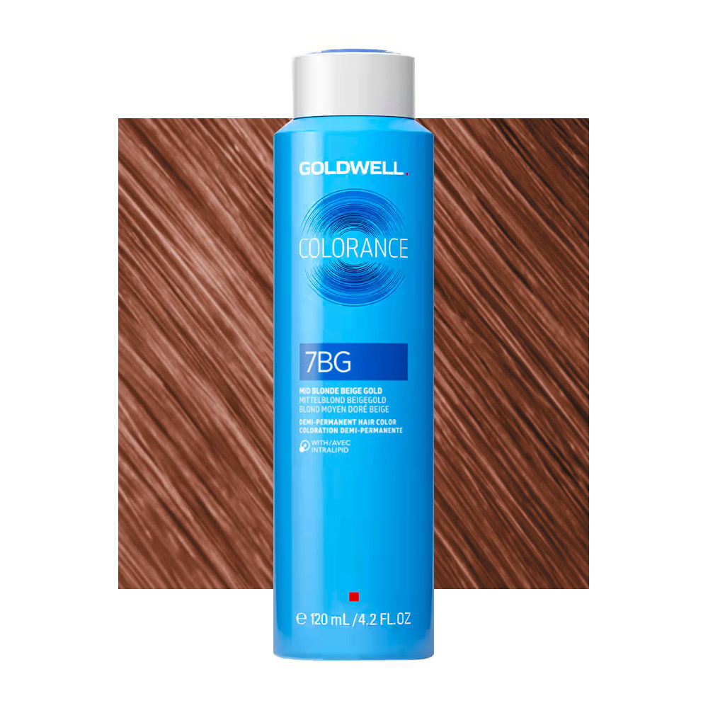 7BG Mittelgoldenes Beige-Blond Goldwell Colorance Warm browns can 120ml