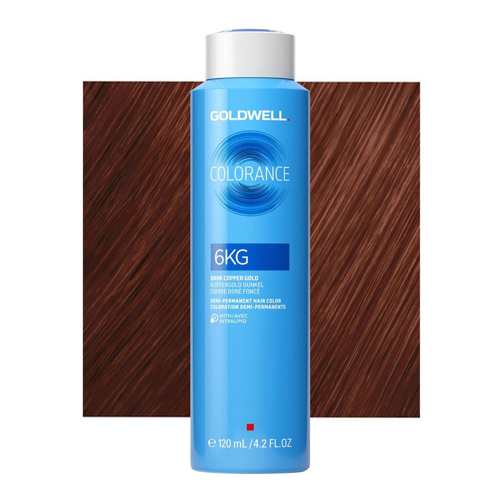 6KG Kupfergold dunkel Goldwell Colorance Warm reds can 120ml