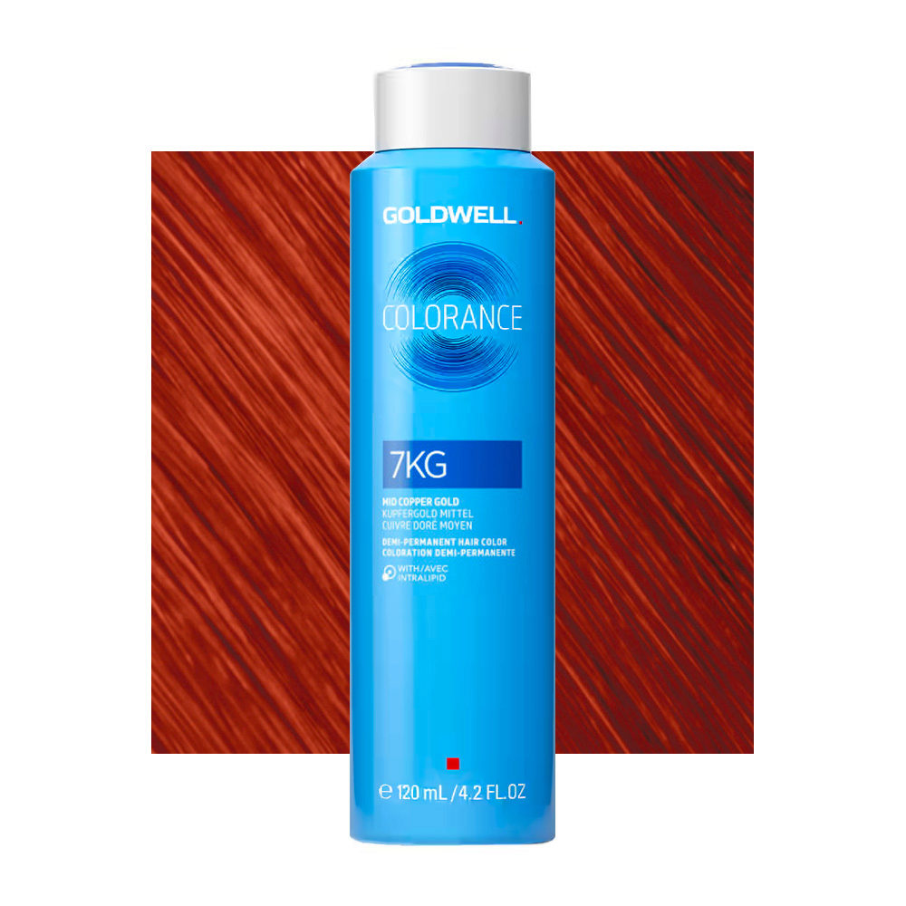 7KG  Mittelgold-Kupfer Goldwell Colorance Warm reds can 120ml