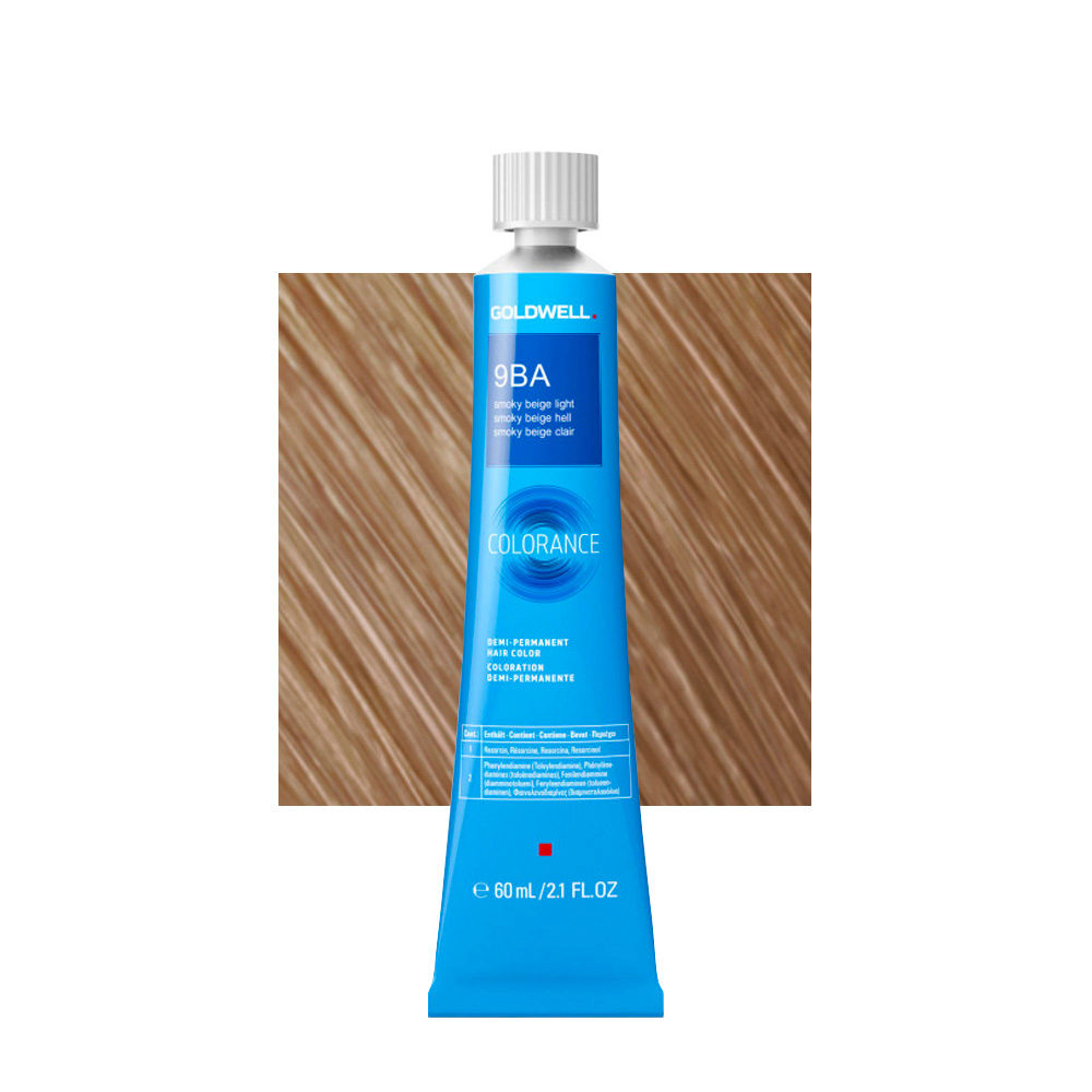 9BA Sehr helles Rauchbeige Blond Goldwell Colorance Cool blondes tb 60ml