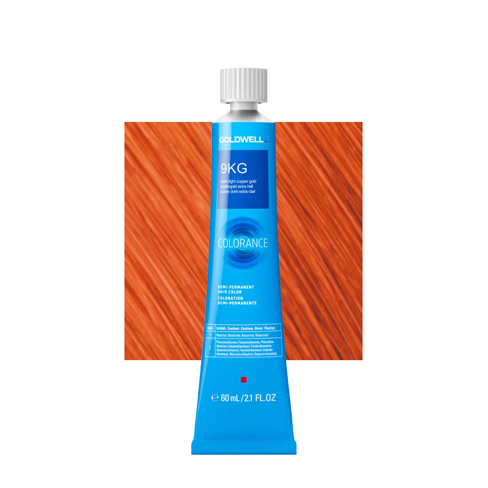 9KG Sehr helles Goldkupfer Goldwell Colorance Warm reds tb 60ml