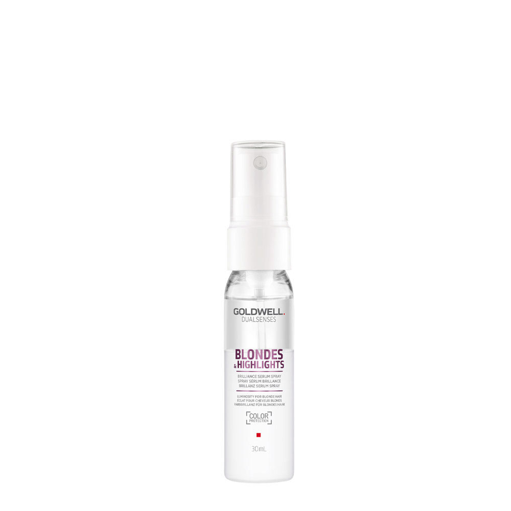 Goldwell Dualsenses Blonde & Highlights Brilliance Serum Spray 30ml - Haarspray-Serum für coloriertes Haar