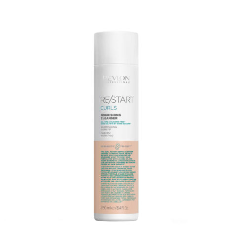 Revlon Restart Curly Nourishing Cleanser 250ml - Shampoo für lockiges Haar