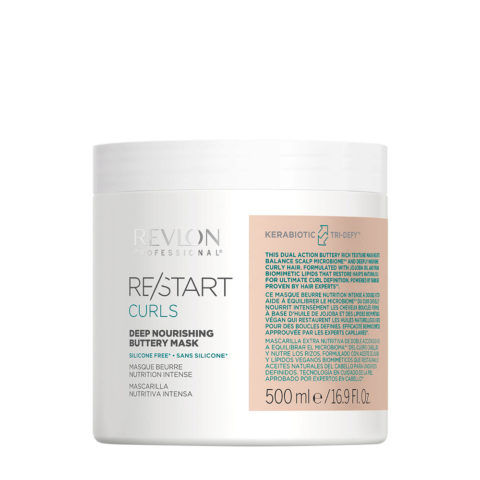 Revlon Restart Curls Deep Nourishing Buttery Mask 500ml - Maske für lockiges Haar