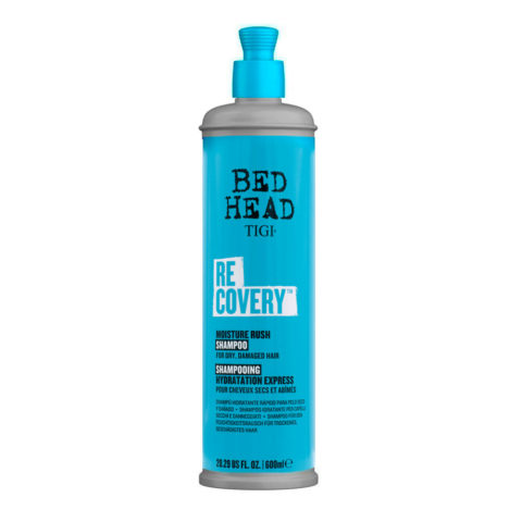 Bed Head Recovery Moisture Rush Shampoo 600ml  - Shampoo für trockenes und geschädigtes Haar