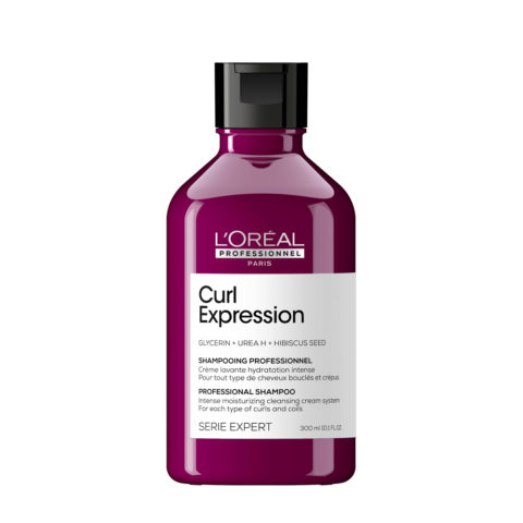 L'Oréal Professionnel Curl Expression Shampoo 300 ml - feuchtigkeitsspendendes Shampoo für lockiges und welliges Haar