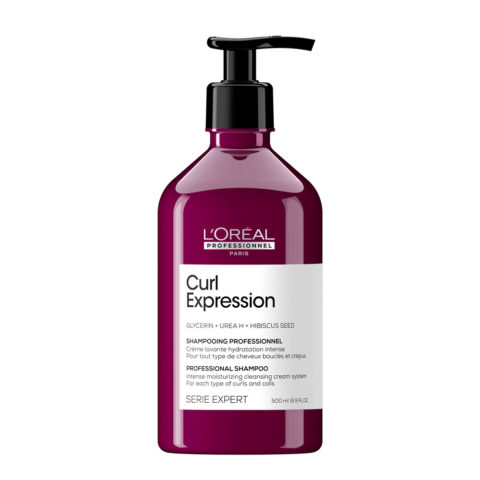 L'Oréal Professionnel Curl Expression Shampoo 300 ml - feuchtigkeitsspendendes Shampoo für lockiges und welliges Haar