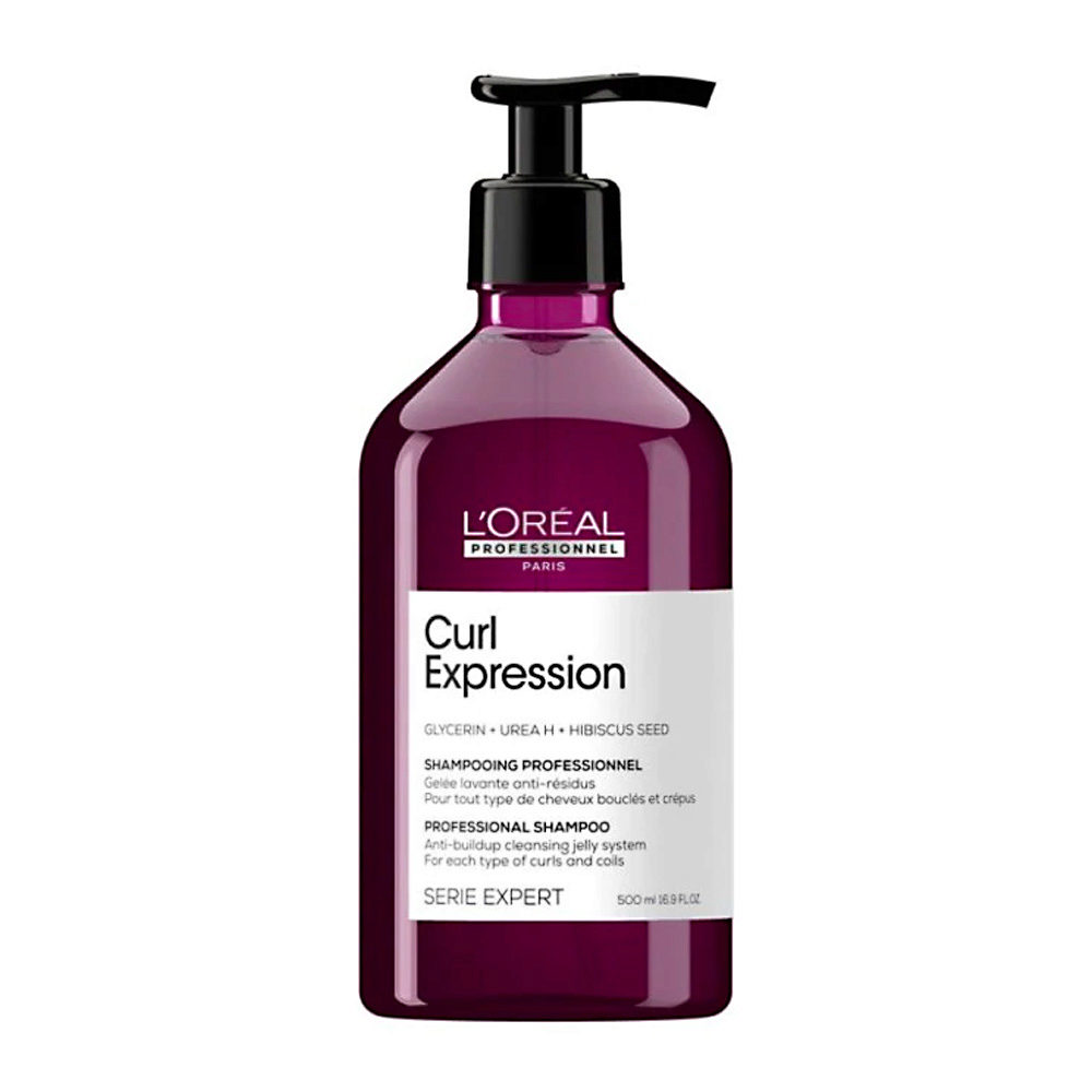 L'Oréal Professionnel Curl Expression Shampoo 300 ml - feuchtigkeitsspendendes Shampoo für lockiges und welliges Haar