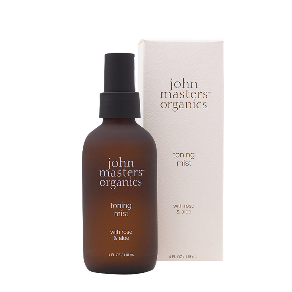 John Masters Organics Rose & Aloe Hydrating Toning Mist 118ml – revitalisierendes Tonikum