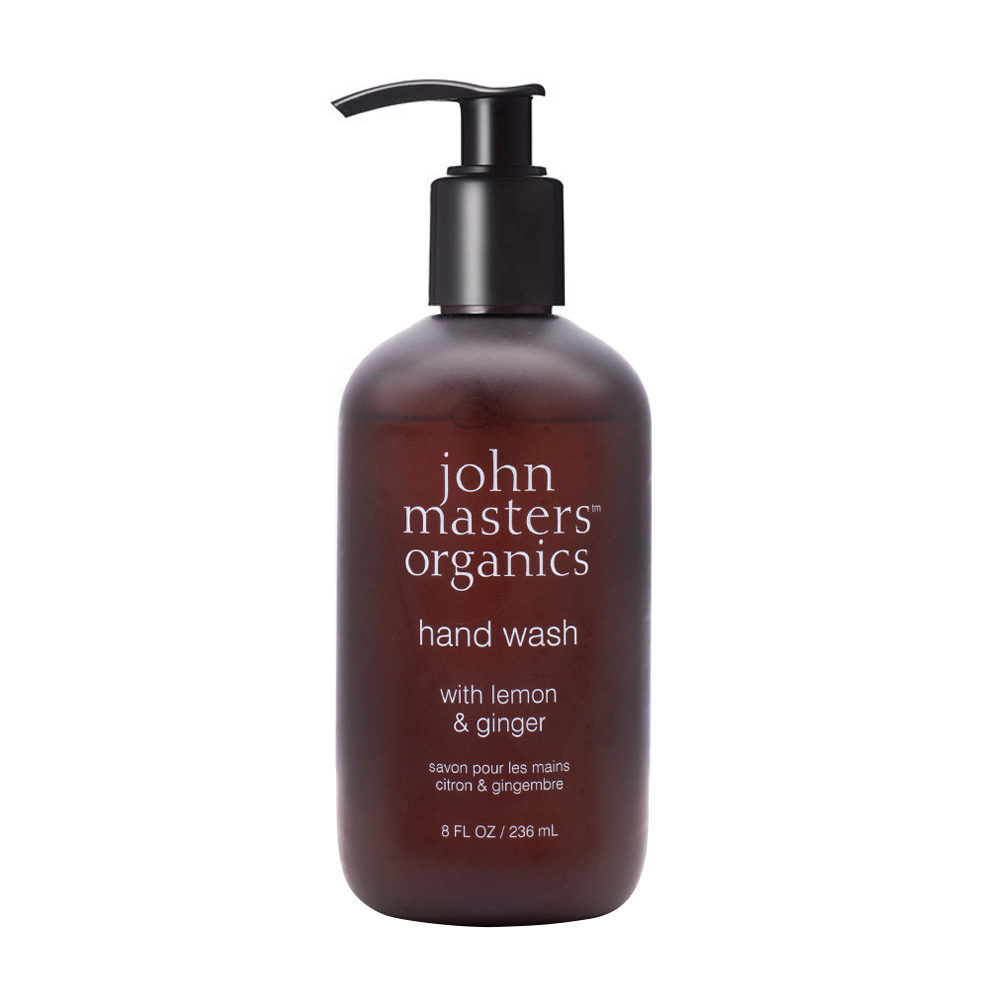 John Masters Organics Hand Wash Lemon and Ginger 236ml – Handseife mit Zitrone und Ingwer