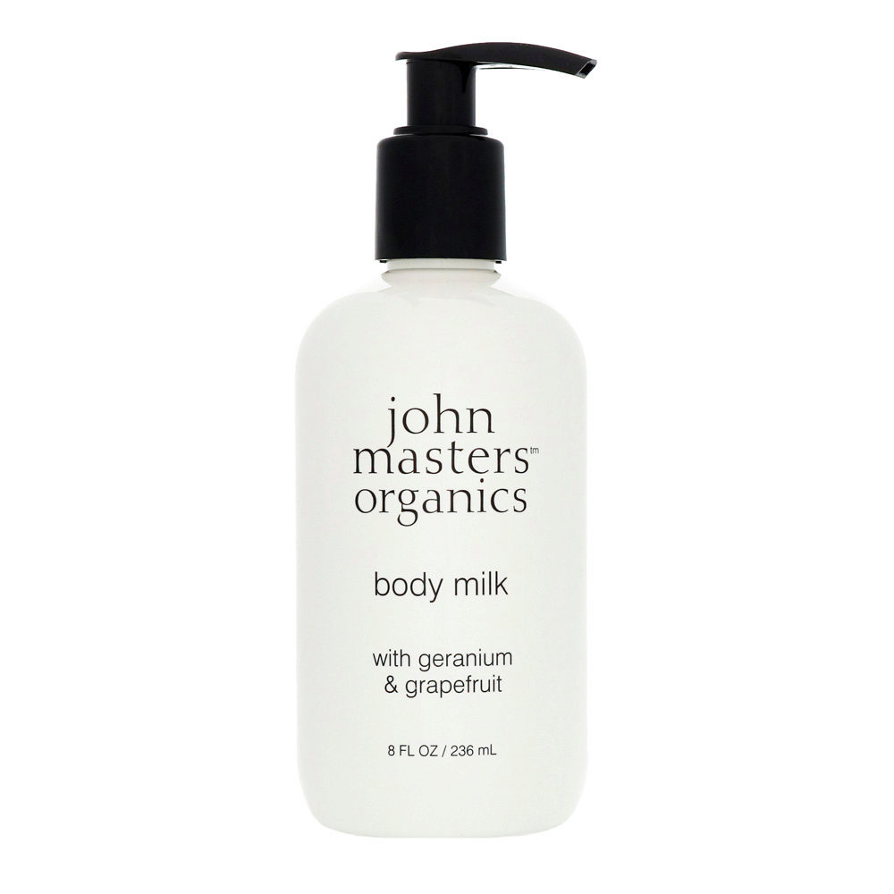 John Masters Organics Body Milk With Geranium & Grapefruit 236ml - Körpermilch mit Geranie und Grapefruit