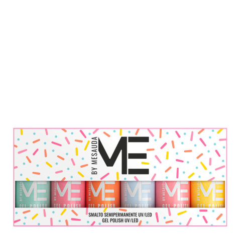 Mesauda ME Gel Polish Set Ice Lollies 4.5mlx6 - Box mit 6 semi-permanenten Nagellacken