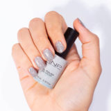 Mesauda MNP Gel Polish 47 Silver Glitter 10ml - semipermanenter gel-nagellack