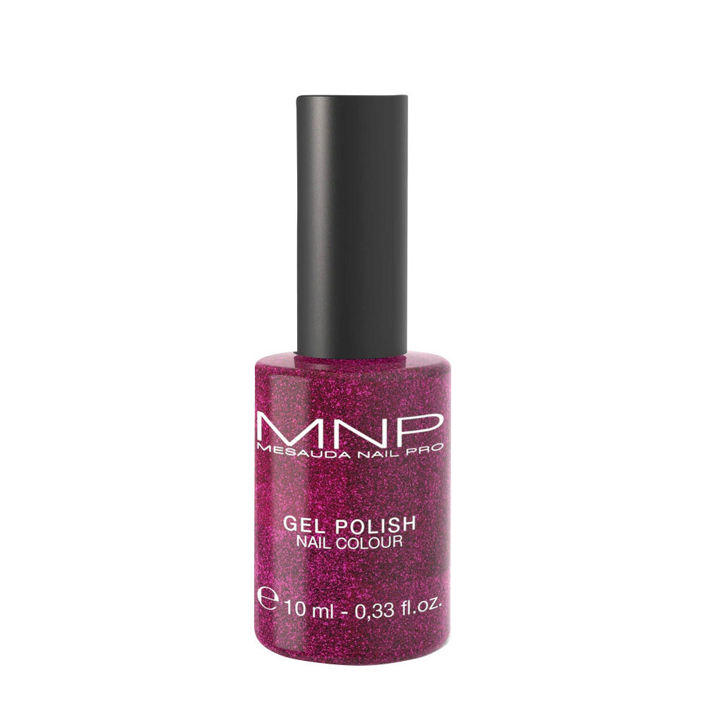 Mesauda MNP Gel Polish 50 Purple Glitter 10ml - semipermanenter nagellack
