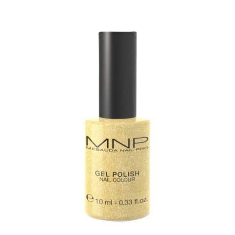 Mesauda MNP Gel Polish 52 Gold Glitter 10ml - semipermanenter gel-nagellack