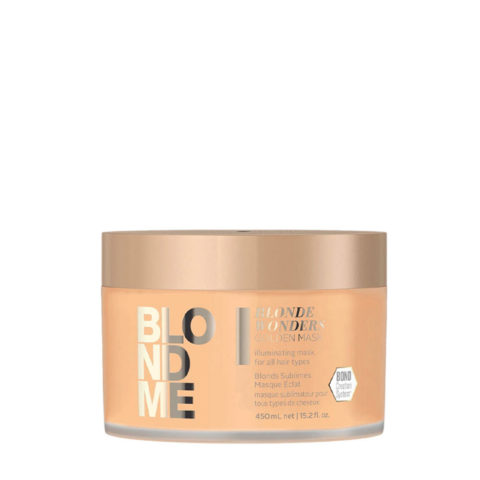 Schwarzkopf BlondMe Bonde Wonders Golden Mask 450ml - aufhellende Maske für blondes Haar