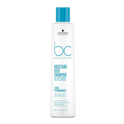 Schwarzkopf BC Bonacure Moisture Kick Shampoo Glycerol 250ml - Shampoo für  trockenes Haar