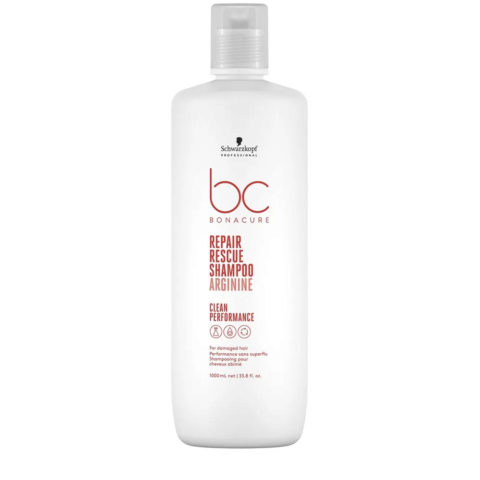 Schwarzkopf BC Bonacure Repair Rescue Shampoo Arginine 1000ml - regenerierende Shampoo