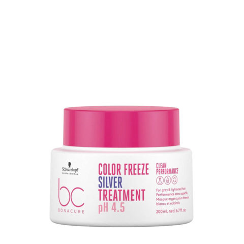 Schwarzkopf BC Bonacure Color Freeze Silver Treatment pH 4.5 200ml - pigmentierte Maske für kühle Farbtöne