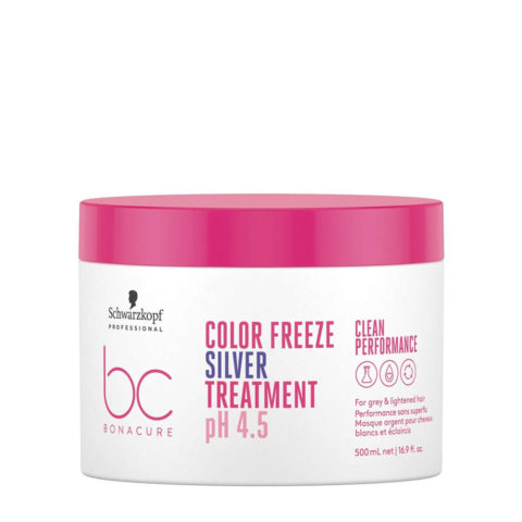 Schwarzkopf BC Bonacure Color Freeze Silver Treatment pH 4.5 500ml - pigmentierte Maske für kühle Farbtöne