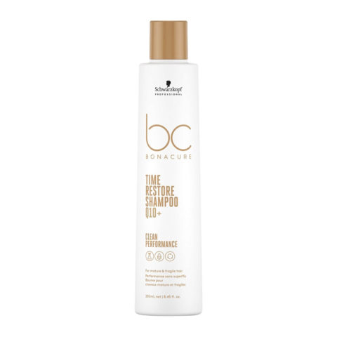 Schwarzkopf BC Bonacure Time Restore Shampoo Q10+ shampoo 250ml - Shampoo fuer reifes Haar
