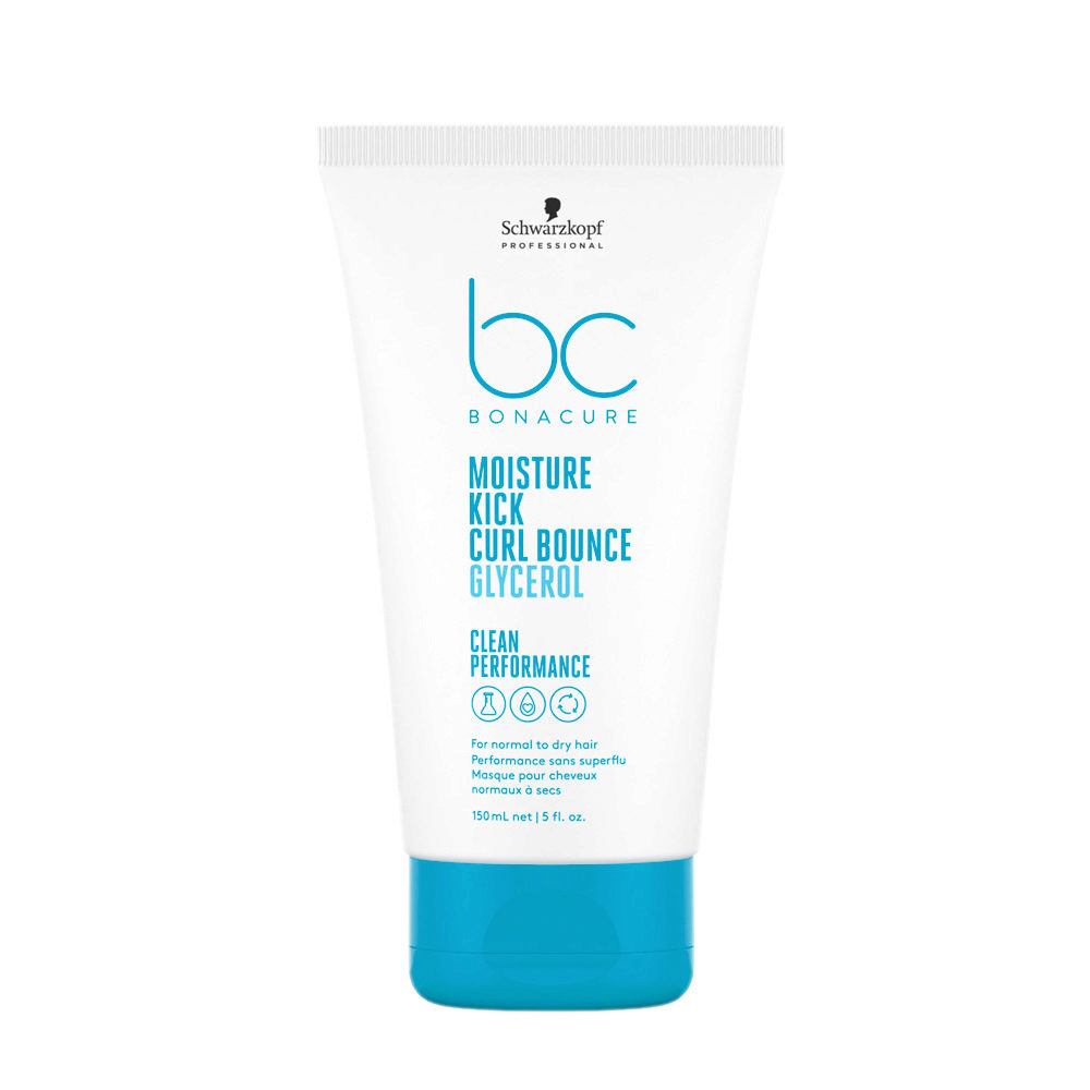 Schwarzkopf BC Bonacure Moisture Kick Curl Bounce Glycerol 150ml - Creme für lockiges Haar