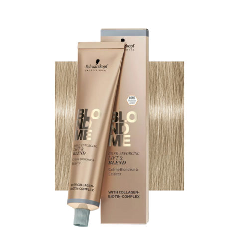 Schwarzkopf BlondMe Bond Enforcing Lift&Blend Ash 60ml  - Aufhellende Creme für blondes Haar