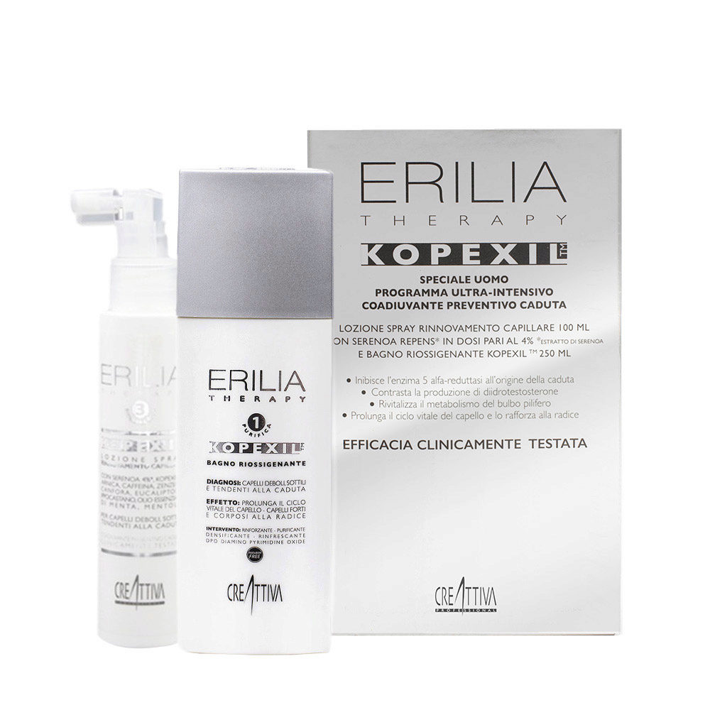 Creattiva Erilia Kopexil Set  Lotion Set 100ml SauerstoffBad 250ml