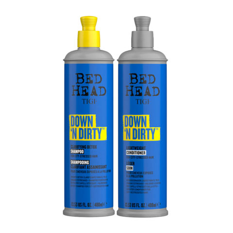 Tigi Bed Head Down'N Dirty Shampoo 600ml Conditioner 600ml