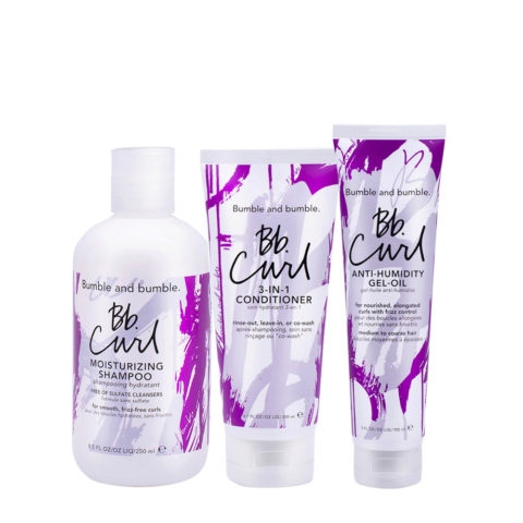Bb. Curl Shampoo 250ml Conditioner 200ml Anti-Humidity Gel Oil 150ml