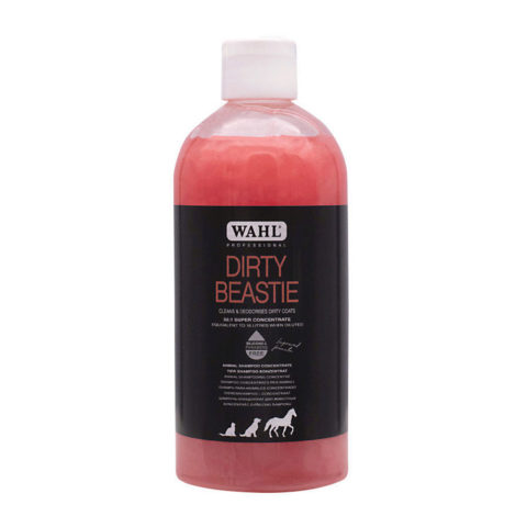 Wahl Pro Pet Dirty Beastie Shampoo 500ml - Shampoo für schmutziges und dichtes Fell.