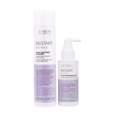 Revlon Restart Balance shampoo250ml Scalp Moisturizing Lotion100ml
