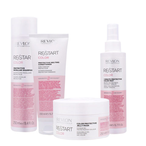 Revlon Restart Color Protective Gentle Cleanser Shampoo1000ml  Conditioner750ml Mask500ml | Hair Gallery
